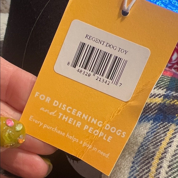 The Foggy Dog Tartan Bone Toy - Picture 4 of 14